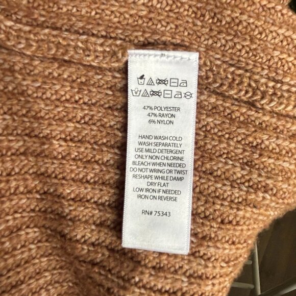 NWOT  Tahari Tan Open-Front Cardigan - Picture 5 of 5